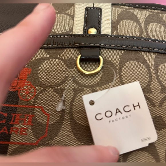 Coach Brown and Tan Tote Bag - Picture 2 of 7